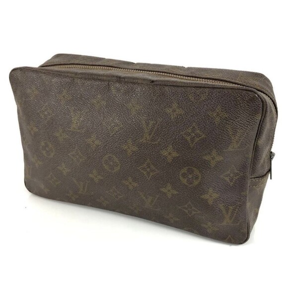 Louis Vuitton Brown Monogram Cosmetic Bag - Picture 1 of 12